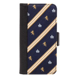 08. King Navy Blue Nishijin Ori iPhone（6,7,8 兼容）手機殼 / 4562356772 第1張的照片