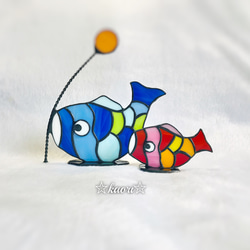 ステンドグラス 鯉のぼりさん その他置物 kaori 通販 1956910｜Creema