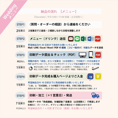 アンティークのメニュー表［150円/枚］ その他オーダーメイド Chocolat