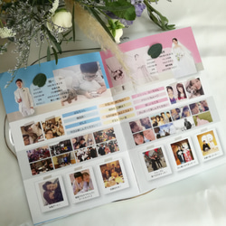 【プロフィールブック】8P オーダー 席次表 結婚式 A5 4枚目の画像