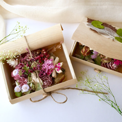 Gift☆flowerboxes dryflower「受注制作」 1枚目の画像