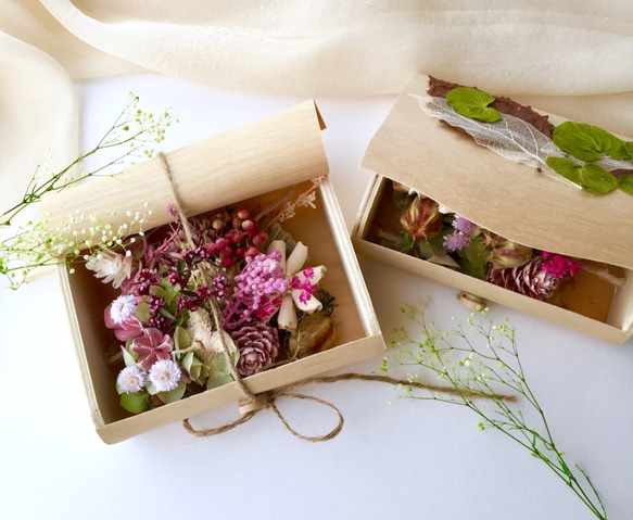 Gift☆flowerboxes dryflower「受注制作」 1枚目の画像