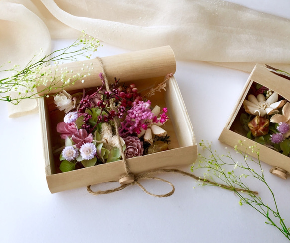 Gift☆flowerboxes dryflower「受注制作」 3枚目の画像