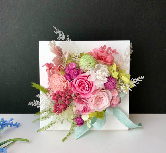 ご結婚お祝い・母の日ギフト♡Rose Flower frame「受注制作」 1枚目の画像