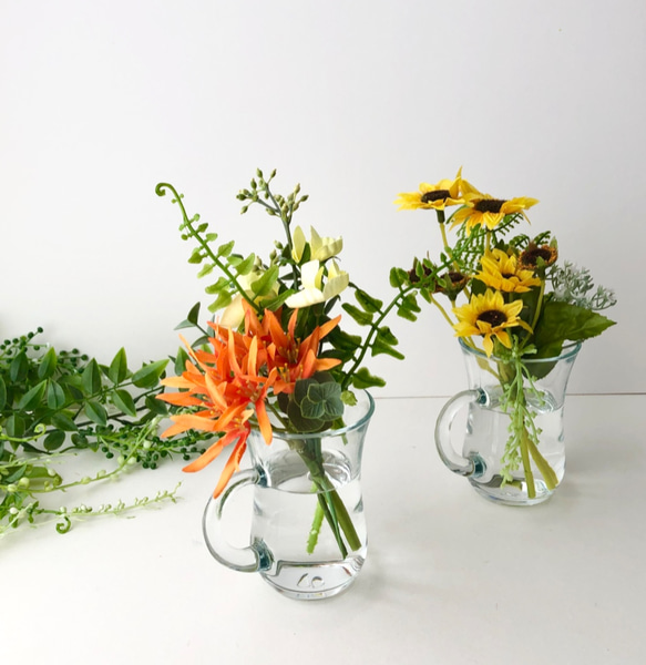 Magicalwater glass arrange "Nerine or Gerbera 2枚目の画像