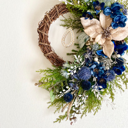 Poinsettia wreath 3枚目の画像