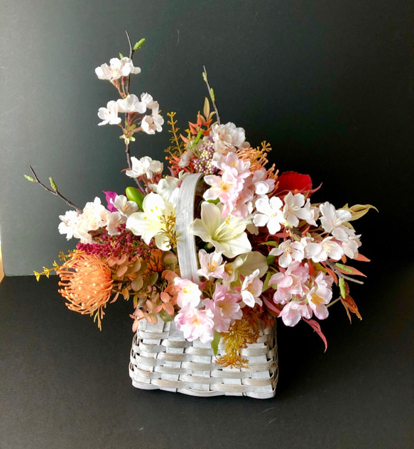 Flower Basket arrange III「受注制作」 1枚目の画像