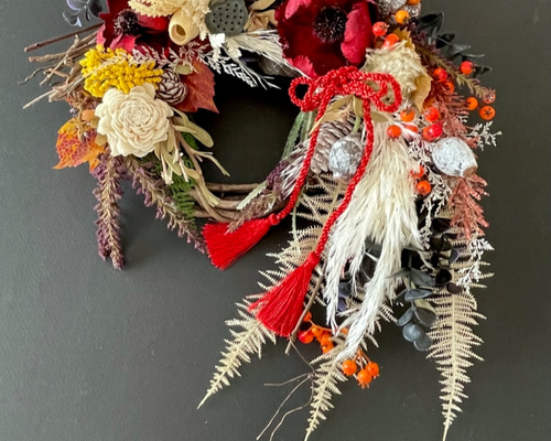 Palmflower wreath リース Atelier Kamiyu 通販 5672015｜Creema(クリーマ)