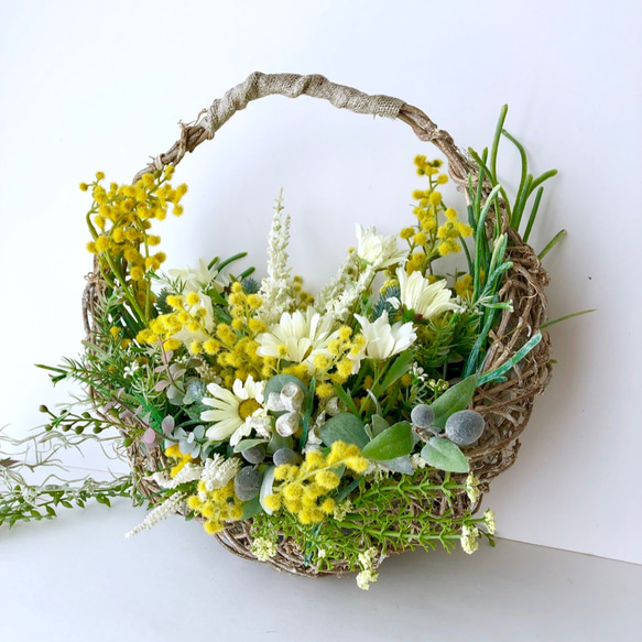 Flower Big Basket「受注制作」 1枚目の画像