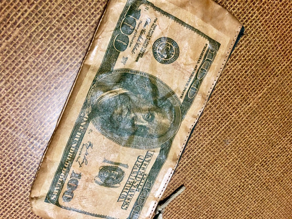ペーパー財布  100ドル 3枚目の画像