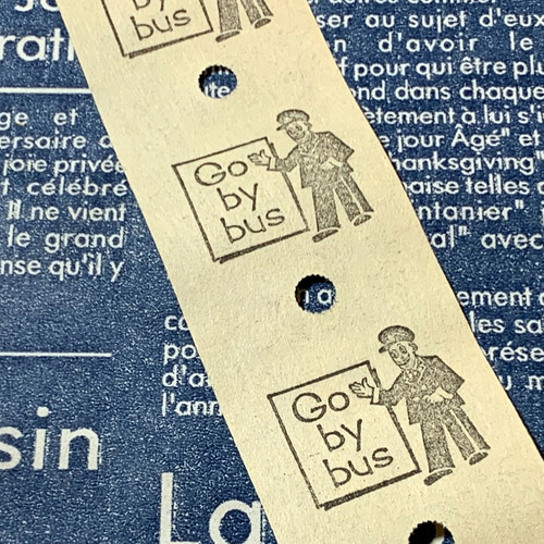 【バラ売可 紙モノ イギリス バスロールチケット】 イギリス】バスのロールチケット 24p グリーン 1000片 その他素材