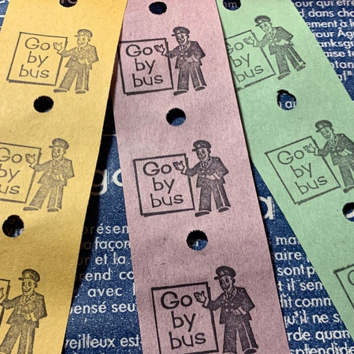 イギリス】バスのロールチケット Dセット 150片（3種各50片） その他