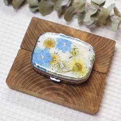 押し花ピルケース/小物入れ/アクセサリーケース ＊受注制作