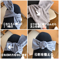 ヘアバンドの結び方 ベビー服 ☆kirakira house☆ 通販｜Creema 