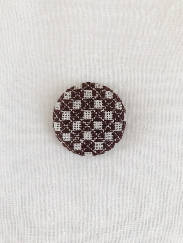 帯留め〈石畳〉3.8cm 1枚目の画像
