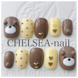 くまちゃんネイル ネイルチップ（つけ爪） CHELSEA-nail 通販 11215281
