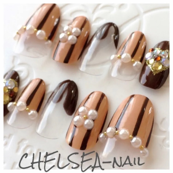 とろ〜りチョコネイル ネイルチップ（つけ爪） CHELSEA-nail 通販