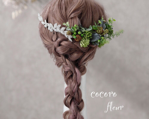 ✴︎✴︎ビジューのヘアドレス✴︎✴︎ ビーナスヘアドレス 成人式 ヘアパーツ ブライダル ドライ