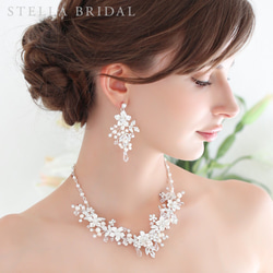 ［良品］ ANNAN WEDDING ネックレス イヤリング DN62 ブライダルアクセサリーのアンナンウェディング