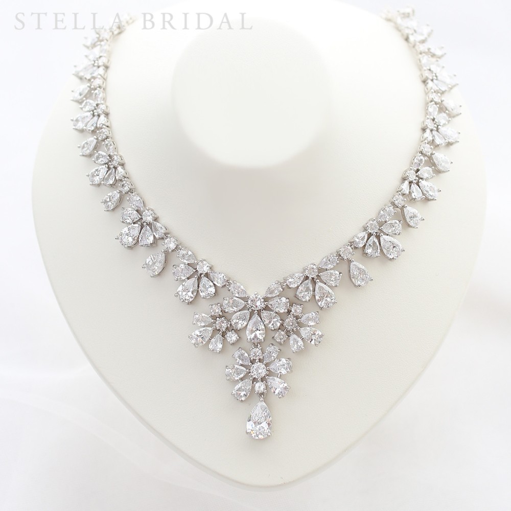 キュービックジルコニア ウェディングジュエリー Bianca - ビアンカ / ネックレス