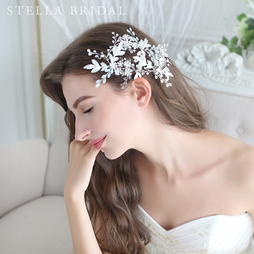 美品⭐︎ステラブライダル STELLA BRIDAL ヘッドドレス 美品⭐︎ステラ