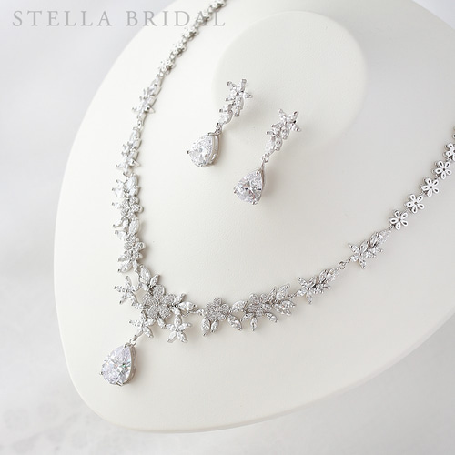 キュービックジルコニア ウェディングジュエリーセット トゥインクル