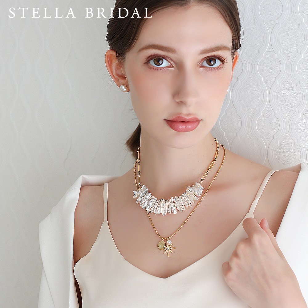 ブライダルやフォーマル・ギフトにも＊選べるパール＊プチサイズバロックパールのイヤリング【受注生産品】