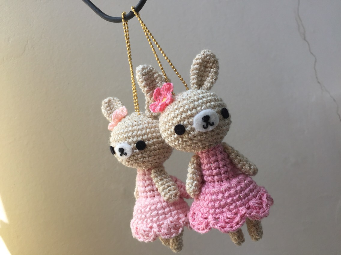 本当に信頼出来る商品 うさちゃんワンピの編みぐるみ あみぐるみ 通販 ＊MIMIEDEN＊ その他