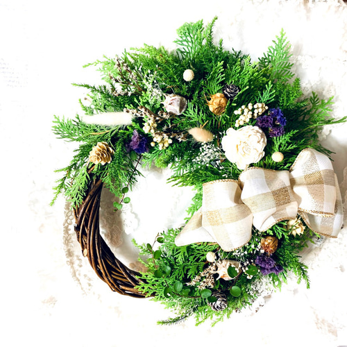 送料無料＊SALE限定お値引き価格＊三方向から飾れる森のクレッセント  