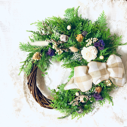 送料無料＊SALE限定お値引き価格＊三方向から飾れる森のクレッセント  