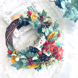 早割クリスマス＊針葉樹が香るフレッシュな森のクリスマスリース＊直径