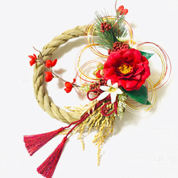 早割お正月2025】 2025お正月幸せしめ縄リース❤︎ ソーラーローズ