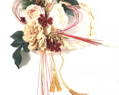 新作✩.*˚お正月 しめ縄飾り ～フラワーアレンジメント～現品限り 新作✩.*˚お正月 しめ縄飾り ～フラワーアレンジメント～現品限り 楽天