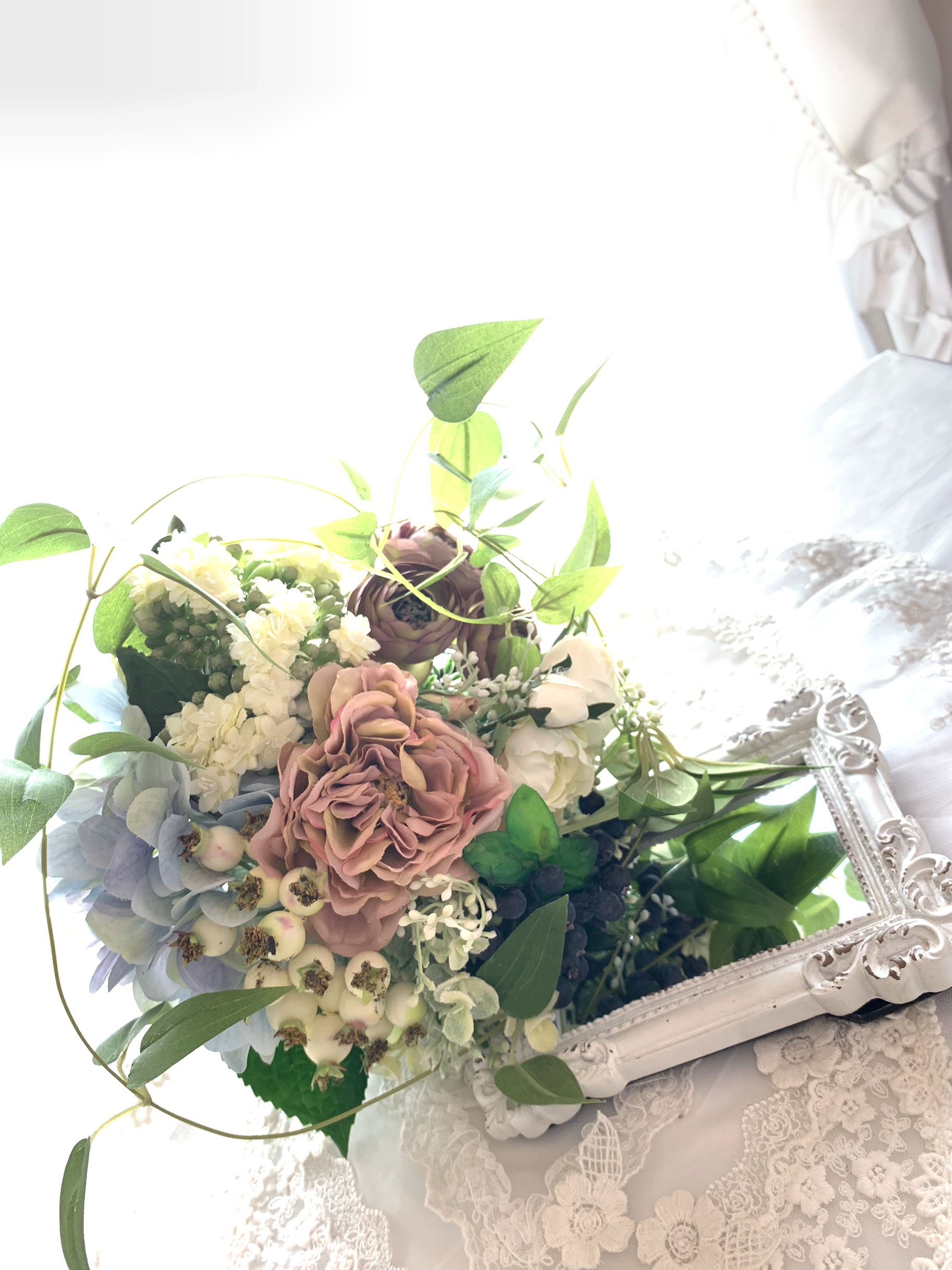 アースカラーのブーケ