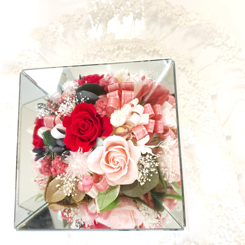 母の日＊結婚祝い＊誕生日＊壁掛け＊置きタイプ2way豪華なミラー