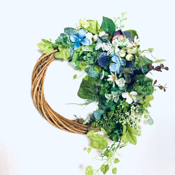 再販！！H50cm アナベルとフーセンポピーシックナチュラルなドライ