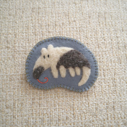 【miyako】くるま・Hi!吹き出し・メンダコ　ブローチ メンダコ」刺繍ブローチ ブローチ ico 通販 3346072｜Creema