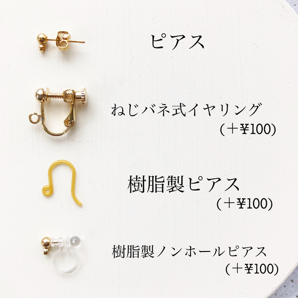 botanical pierce/earring 4枚目の画像