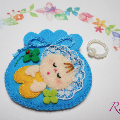 ぷりんちゃん様オーダー品 フェルトお守り 切って、貼るだけシリーズ