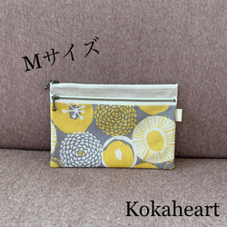 再再・・販☆Mサイズ☆母子手帳&お薬手帳☆ダブルファスナー