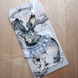 北極ウサギのタグカード 3枚目の画像