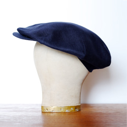 *已售出* Fine Linen Casquette [Midnight Blue] / Re: 19th Century Ca 第2張的照片