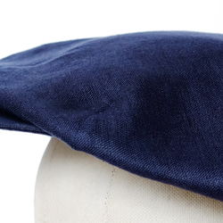 *已售出* Fine Linen Casquette [Midnight Blue] / Re: 19th Century Ca 第5張的照片