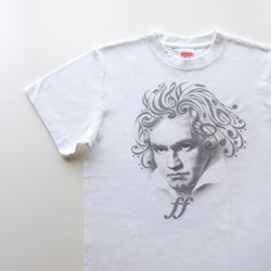 ◆◇Ja ja ja Ja~~n♪ 5.6oz Tシャツ 2 colors / ベートーベン 4枚目の画像