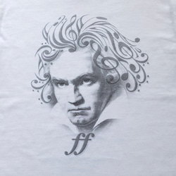 ロングスリーブTシャツ/ベートーベン【◆◇ Ja ja ja Ja~~n♪ 5.6oz Long T-shirt】 2枚目の画像