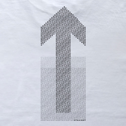 ◆ sale ◆ ロングスリーブTシャツ/バックプリント【 直 !  5.6oz Long T-shirt】　white 2枚目の画像
