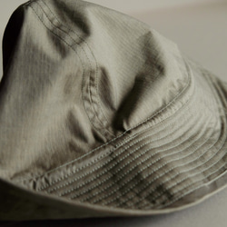◆促銷◆帳篷帽子/棉尼龍防撕裂[橄欖灰色卡其色] 第4張的照片