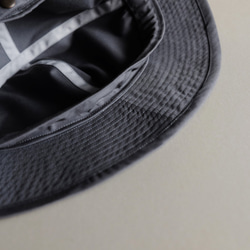 ◎ 春が来た sale ◎ テントな帽子 - コットンエラスティック　ブルーグレー - 9枚目の画像