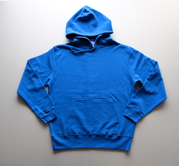 ◆ 直 !【Pullover hooded sweatshirt】ロイヤルブルー（mensXL） 2枚目の画像