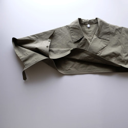◆銷售◆短！短的！大衣/棉尼龍防撕裂[橄欖灰色卡其色] 第8張的照片